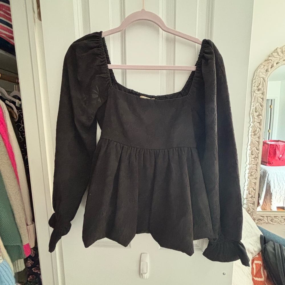 Elegant Black Women's Top